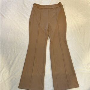 SHEIN Tan Flare Pants